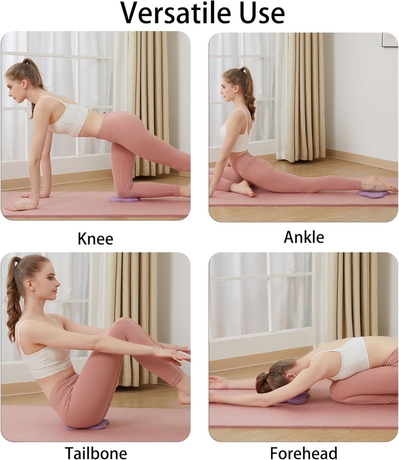 SAMTKA Premium Exercise Knee Support Set of 10 | Thick Foam Yoga Pilates Cushion for Women Men | Knees Elbows Wrists Hands Head Protection - Image 3